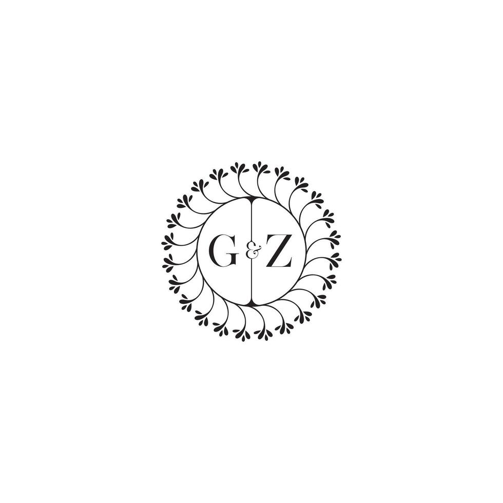 gz gemakkelijk bruiloft eerste concept met hoog kwaliteit logo ontwerp vector