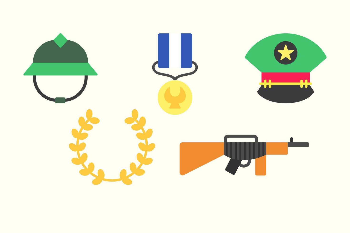 militaire vector pictogram illustratie voor veteraan dag collectie