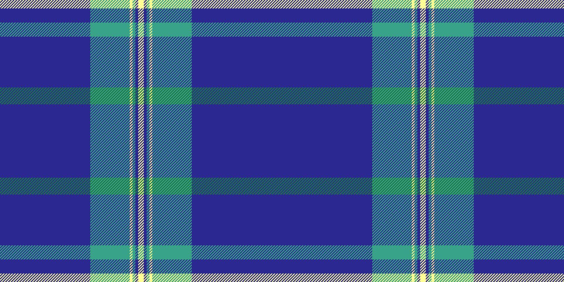 ondergoed kleding stof naadloos tartan, ontwerper textiel structuur patroon. tegel achtergrond controleren vector plaid in indigo en taling kleuren.