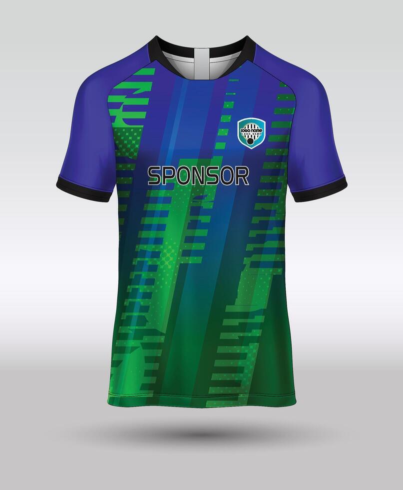 t-shirt, Jersey ontwerp voor sublimatie afdrukken laatste vector