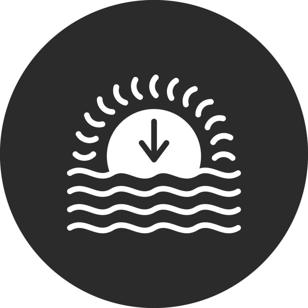 zonsondergang vector pictogram