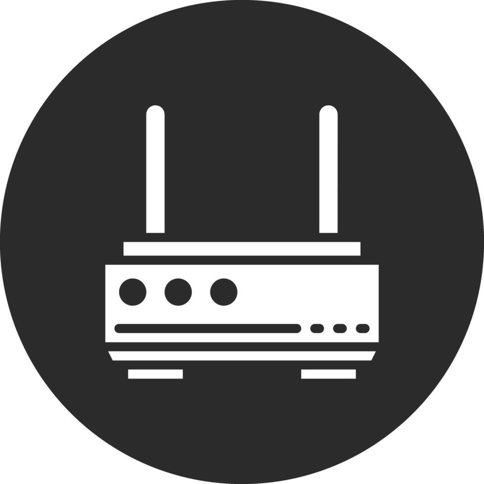 Wifi router vector icoon