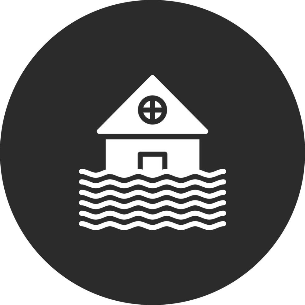 overstroming vector icoon