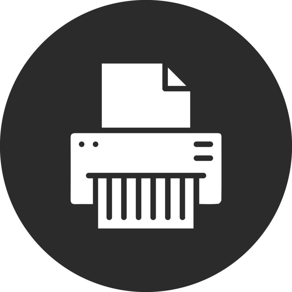 papier shredder vector icoon