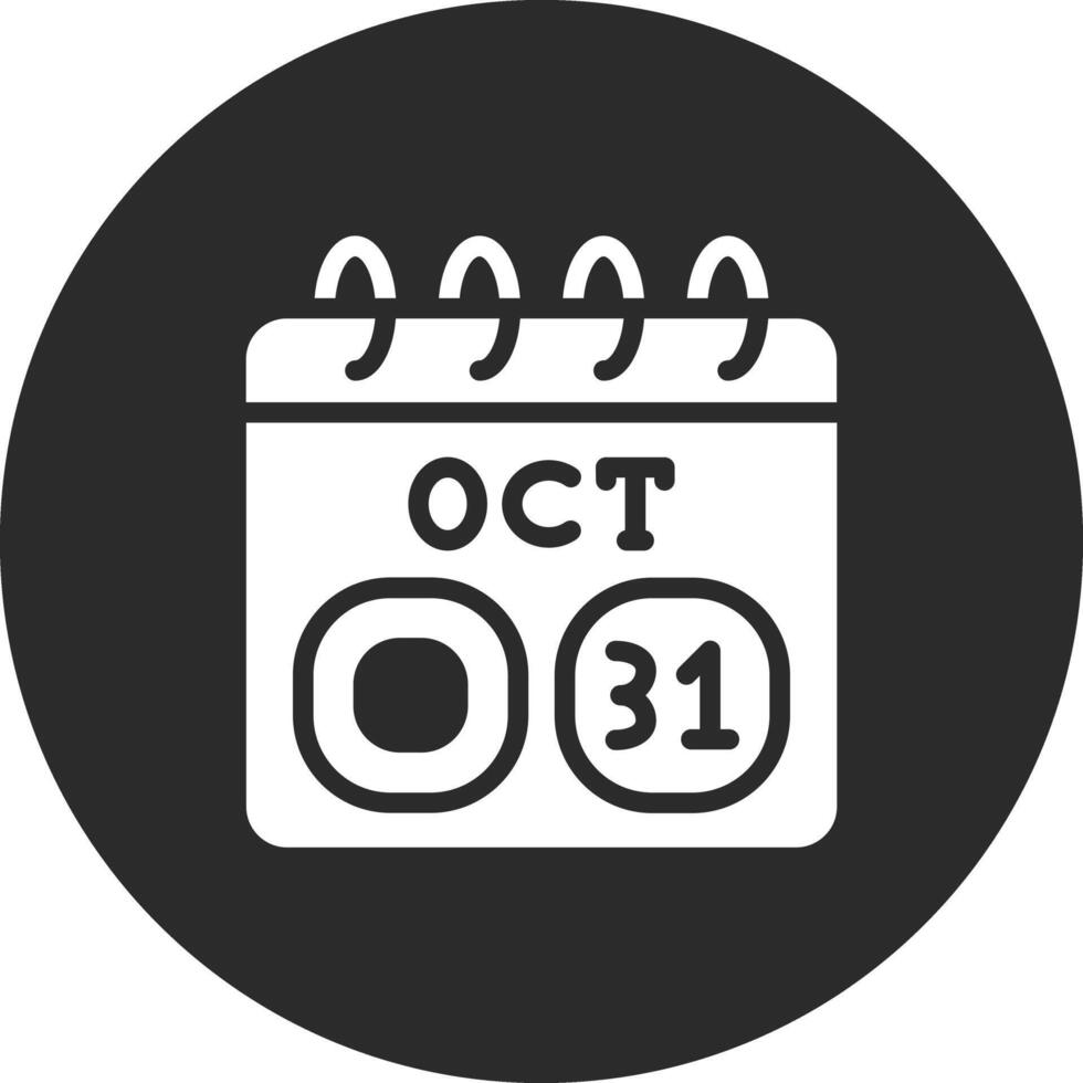 oktober 31e vector icoon