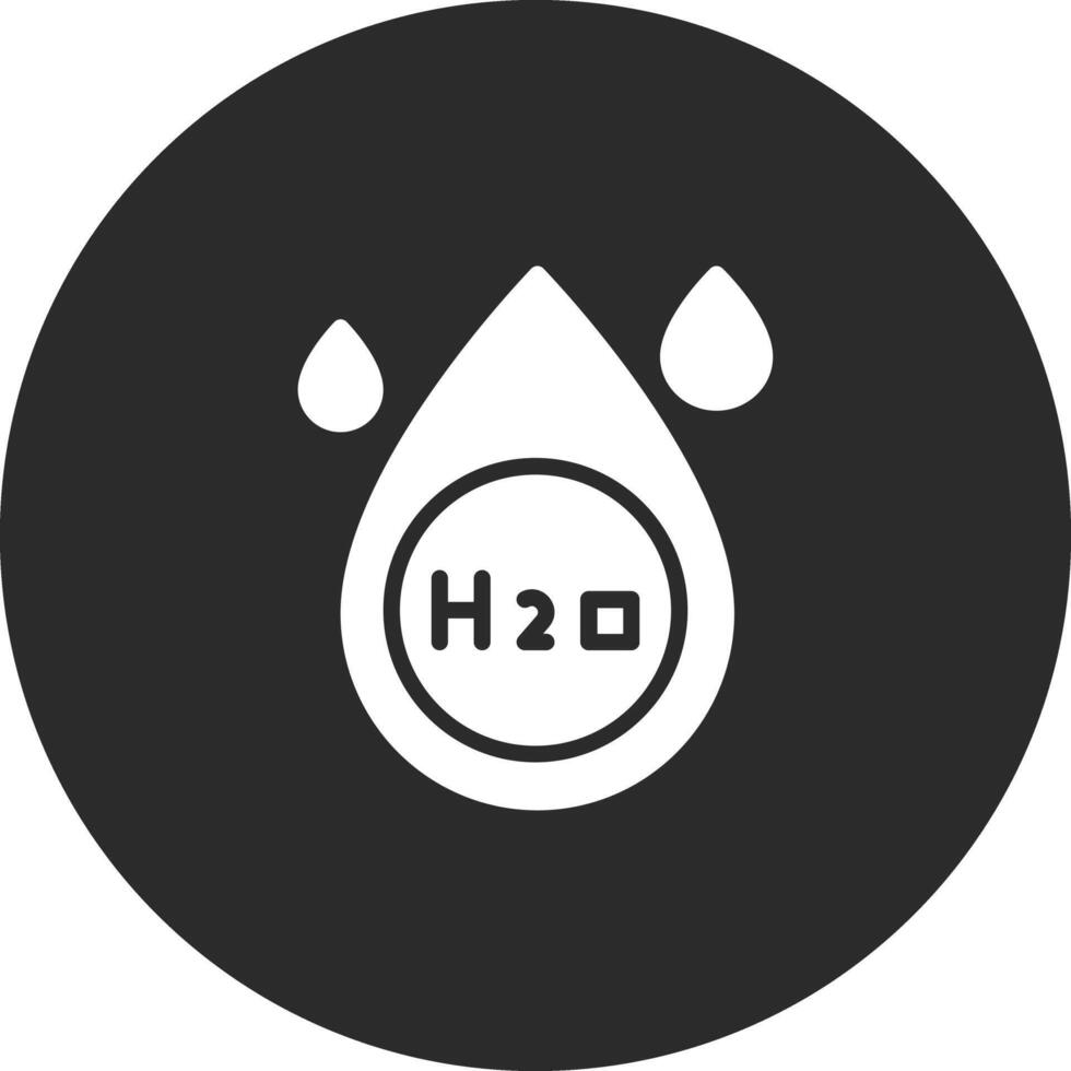 h2o vector icoon