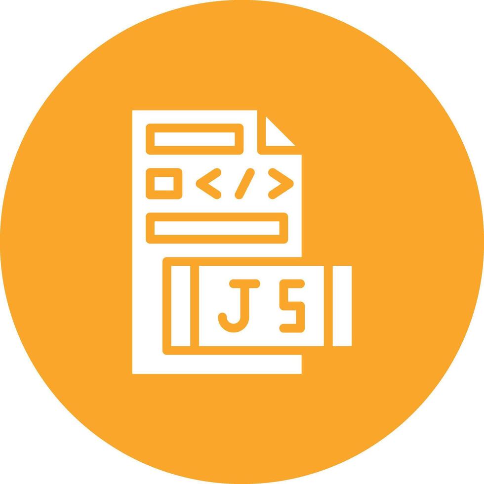 javascript het dossier vector icoon
