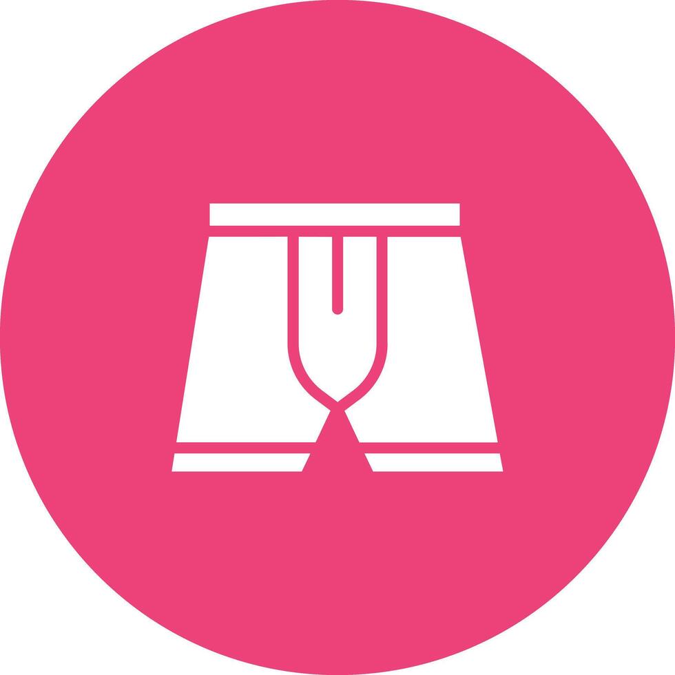 bokser shorts vector icoon