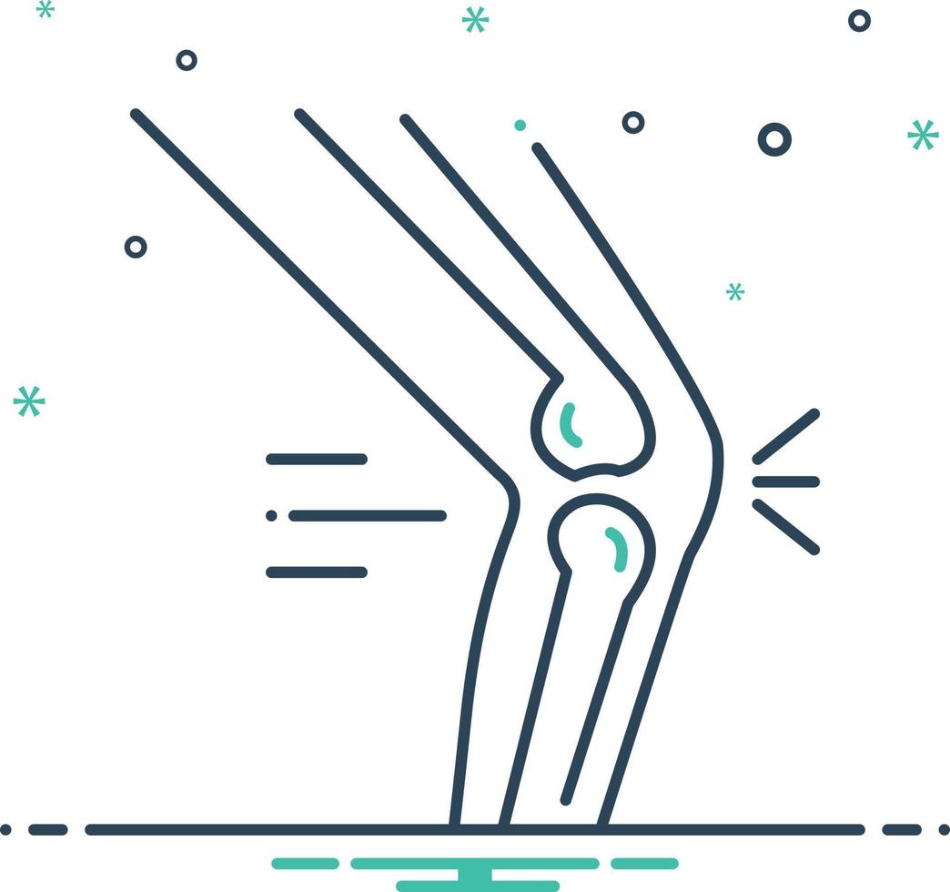 mixpictogram voor orthopedie vector