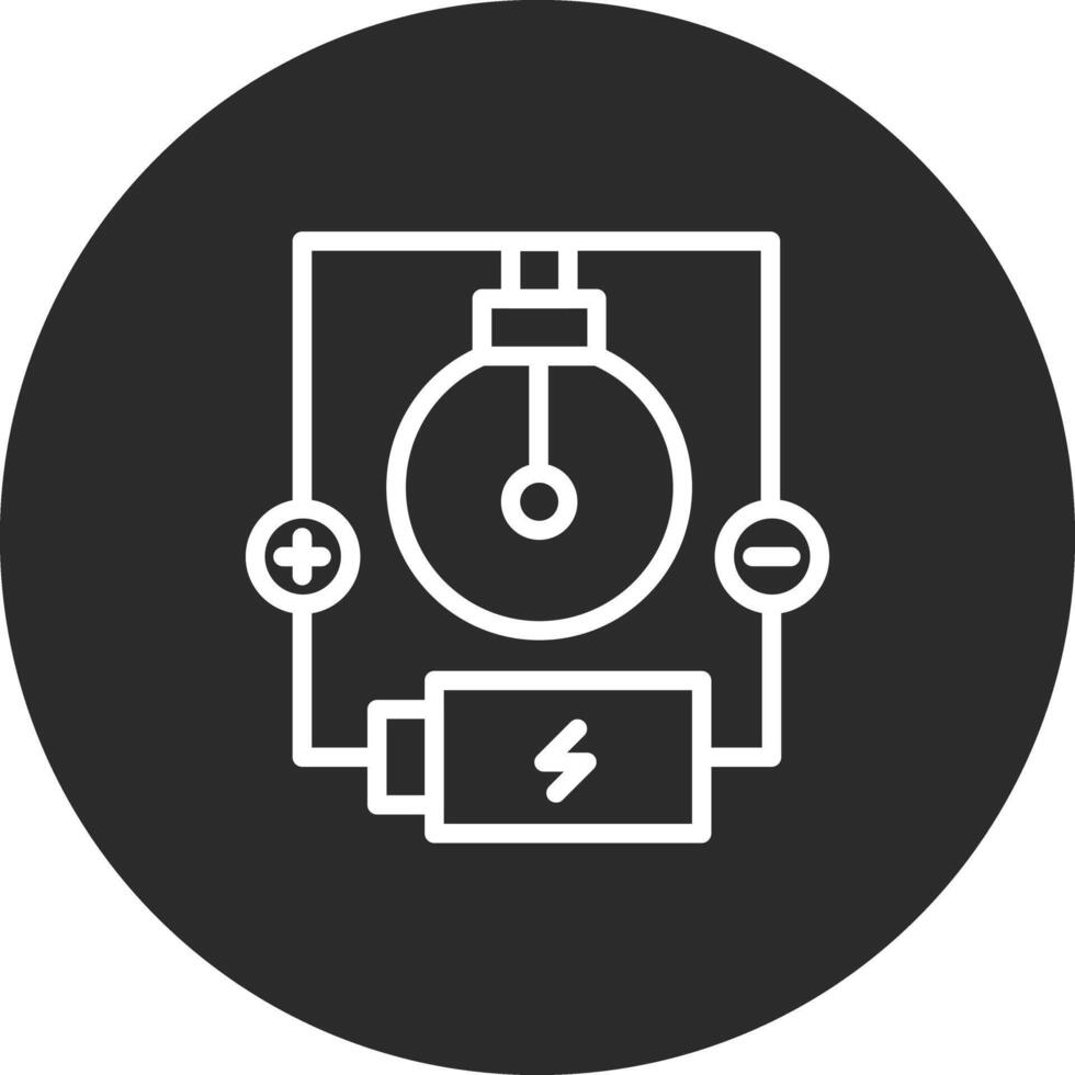 elektrisch stroomkring vector icoon