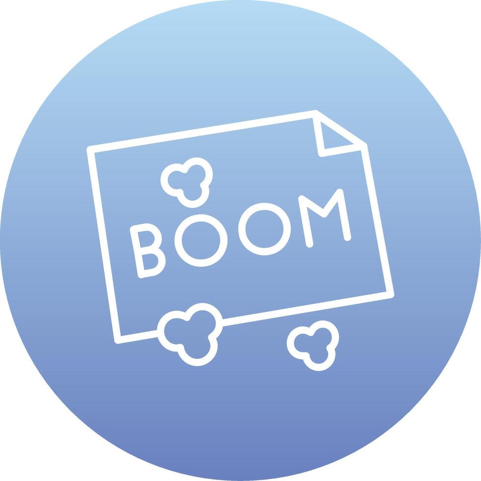 boom vector icoon