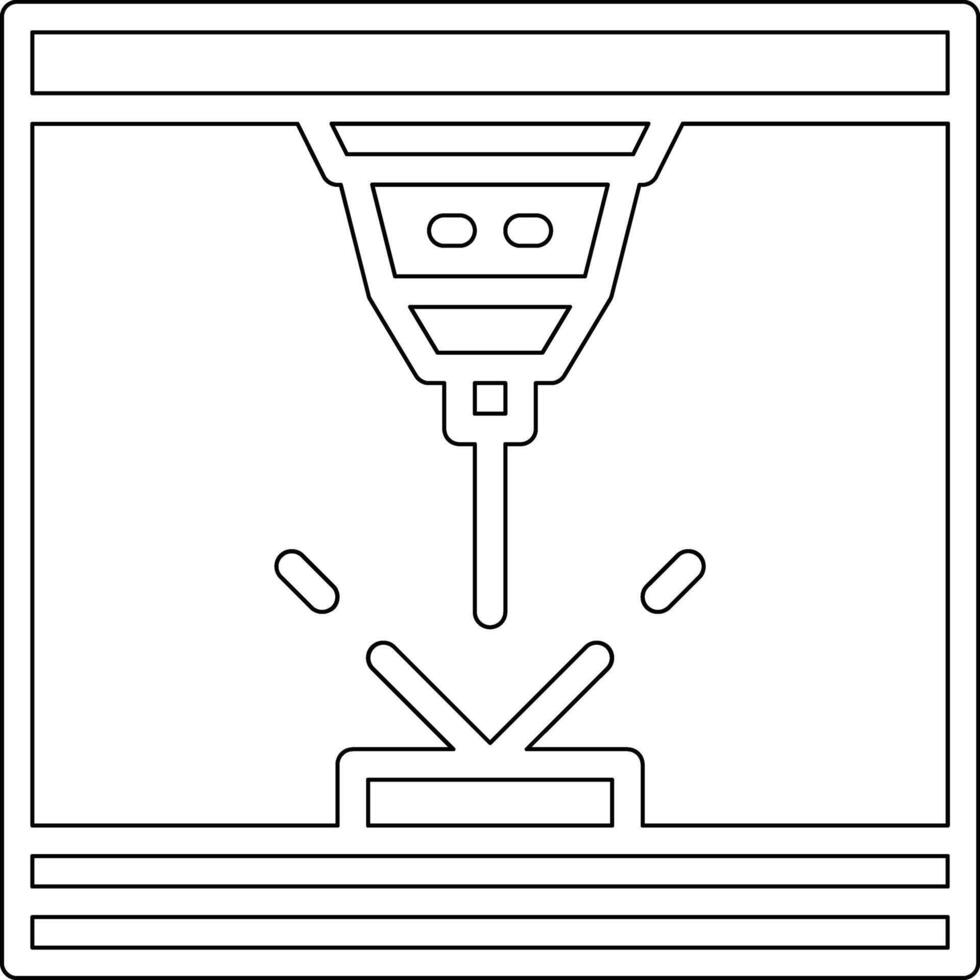 plasma laser vector icoon