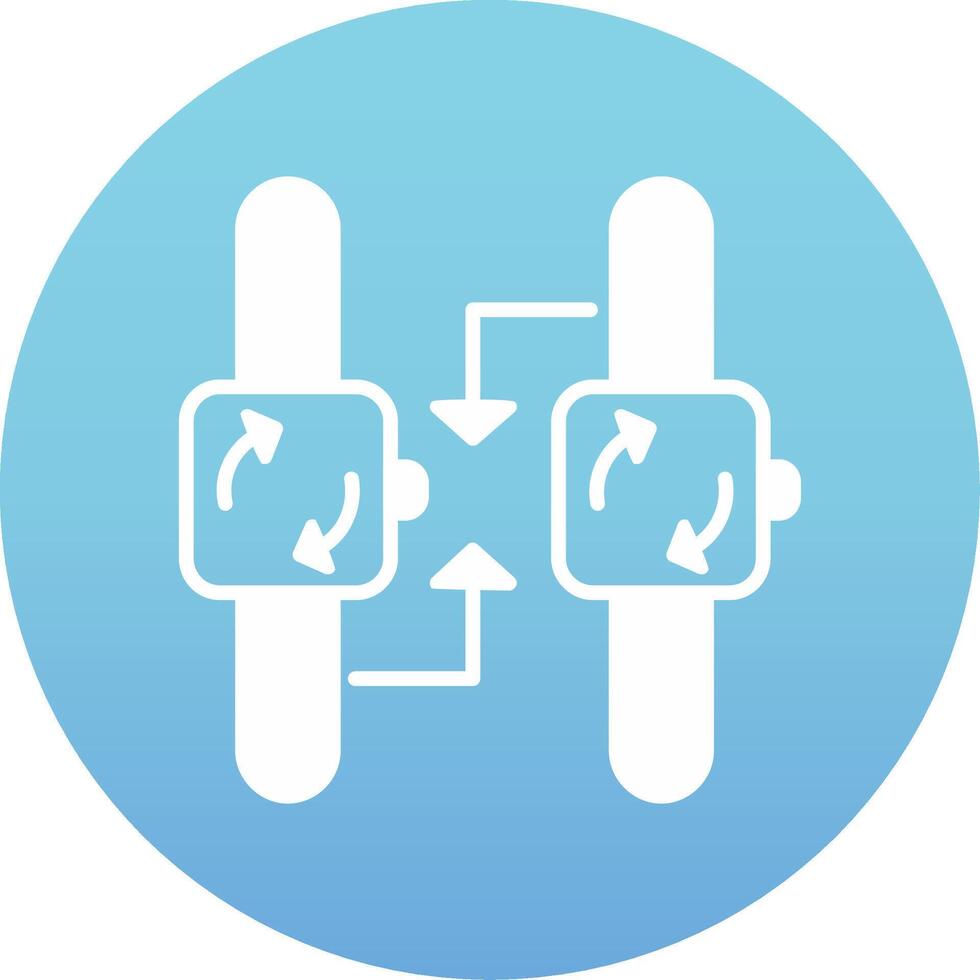 synchronisatie vector pictogram