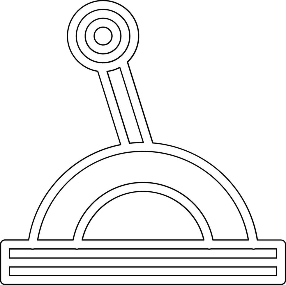 controle hefboom vector icoon