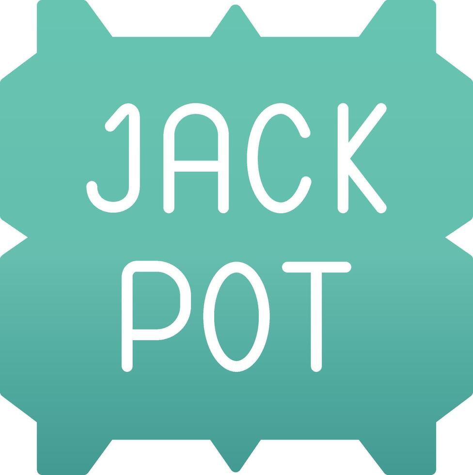 jackpot vector pictogram