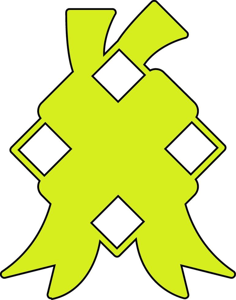 ketupat vector icon