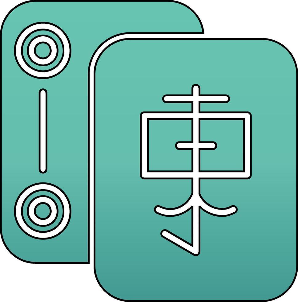 mahjong vector icoon
