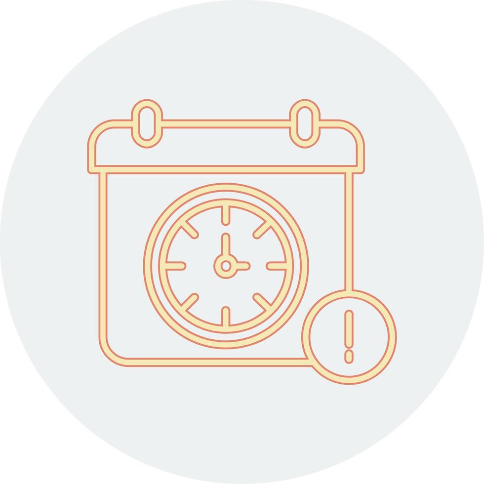 deadline vector pictogram