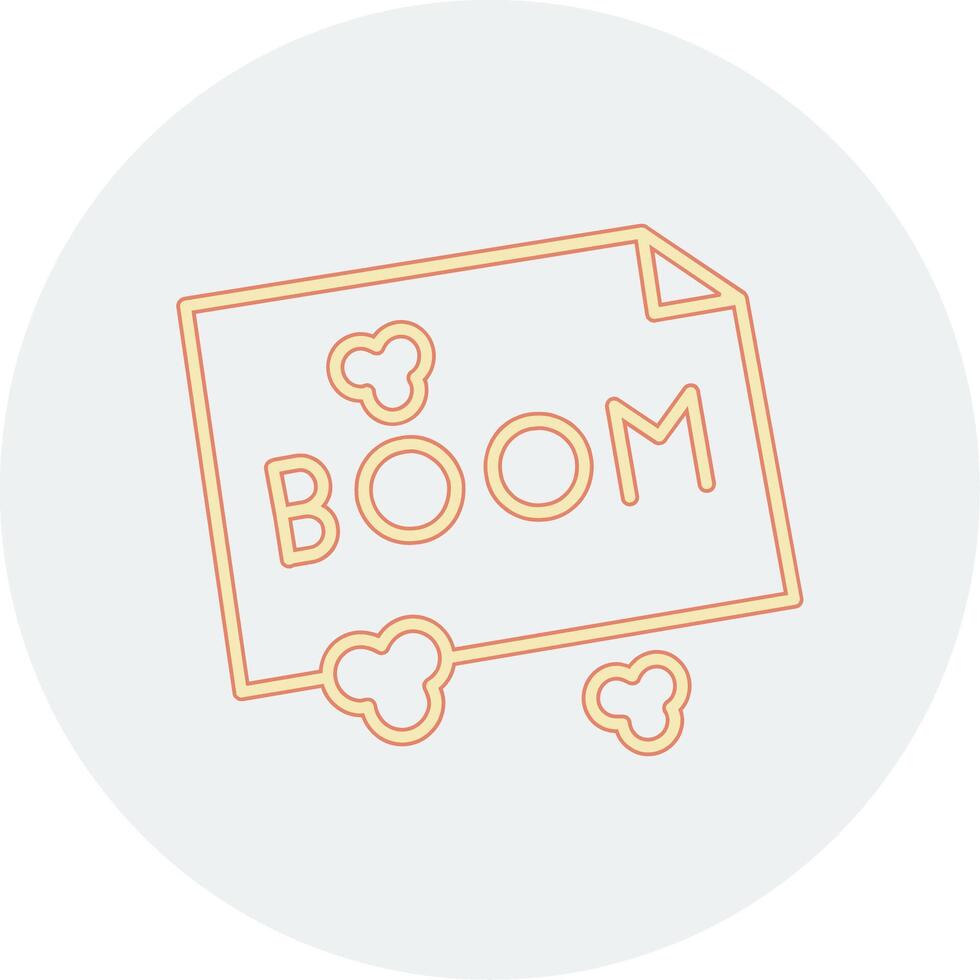 boom vector icoon