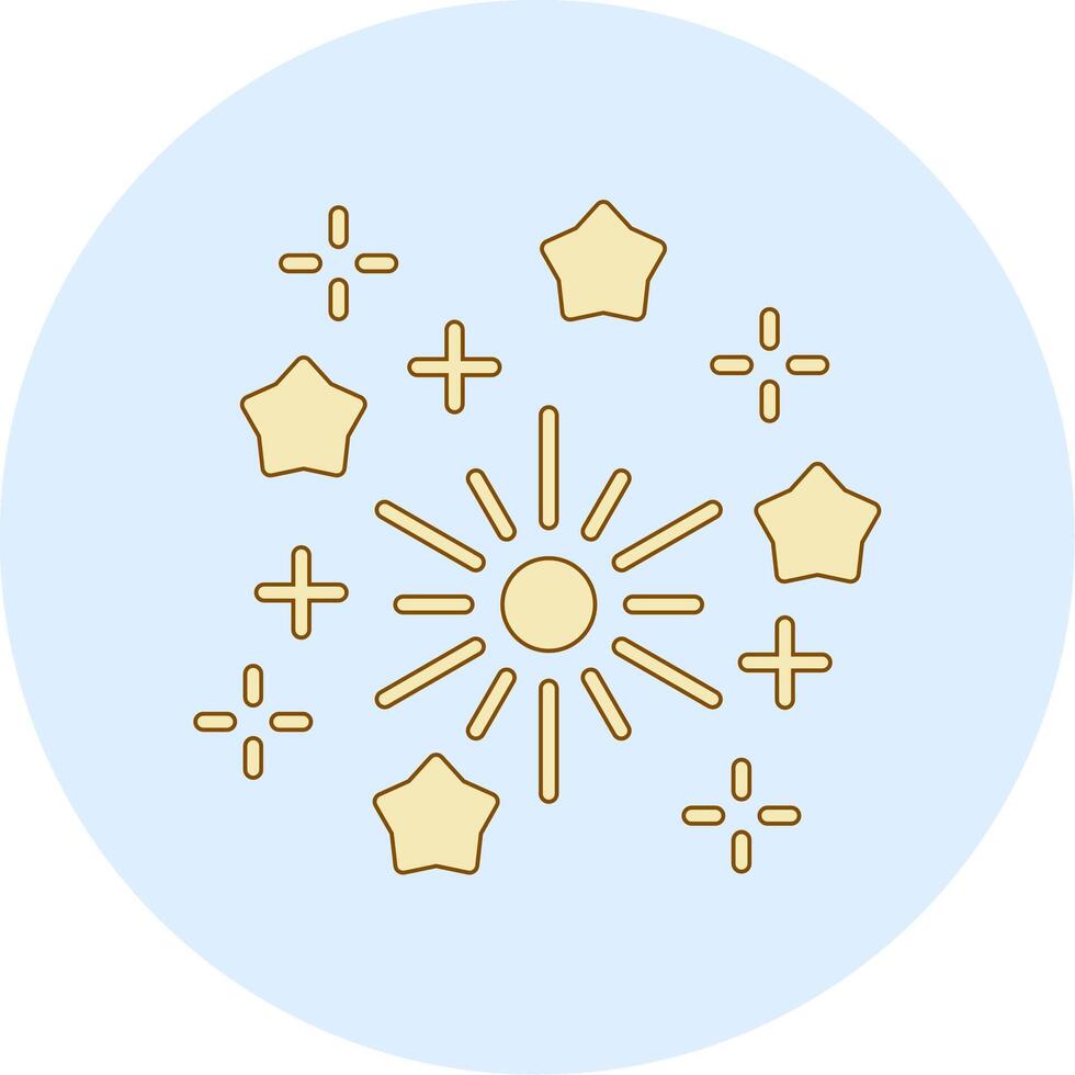 vuurwerk vector pictogram