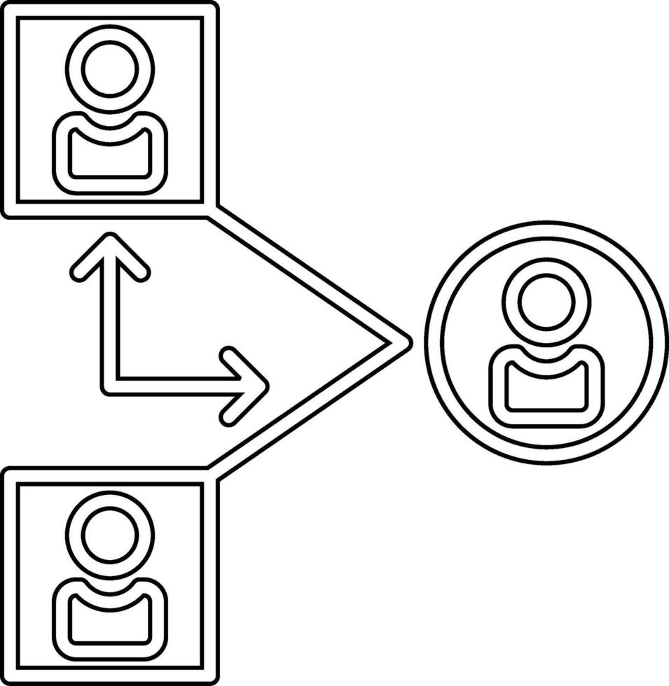 hiërarchie vector pictogram