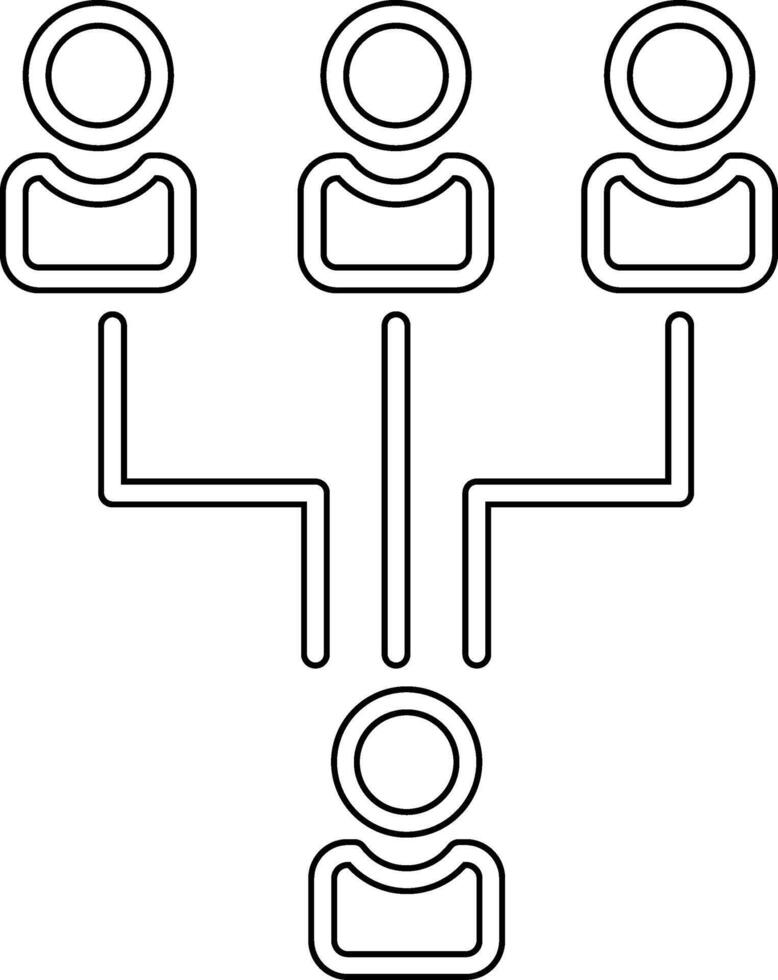 hiërarchie vector pictogram