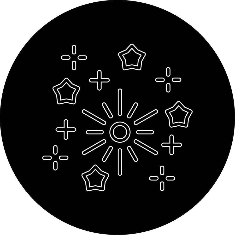 vuurwerk vector pictogram