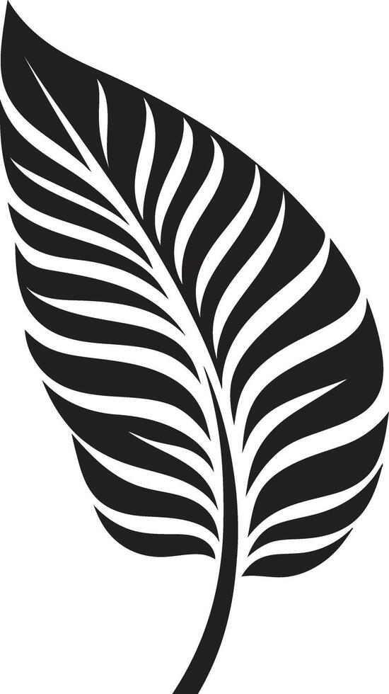 eiland uitstraling logo ontwerp met palm bladeren exotisch gebladerte embleem vector logo icoon