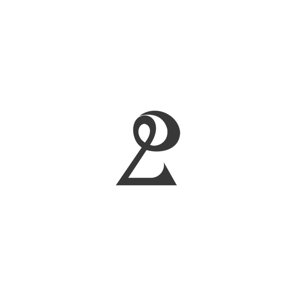 alfabet letters initialen monogram logo lo, ol, l en o vector