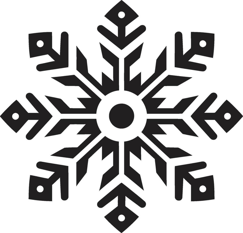 glaciaal schoonheid verlichte vector logo ontwerp sneeuwvlokken genade onthuld iconisch embleem ontwerp