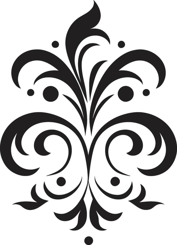 bloemen schittering vector embleem ontwerp elegantie in bloesems decoratief embleem