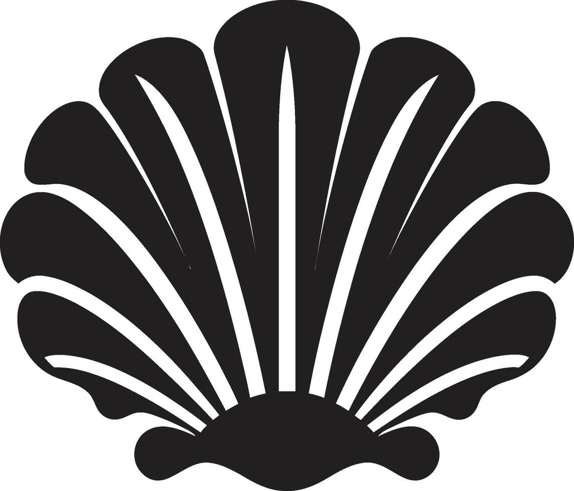 schaaldieren symfonie iconisch logo ontwerp nautische opschik logo vector icoon