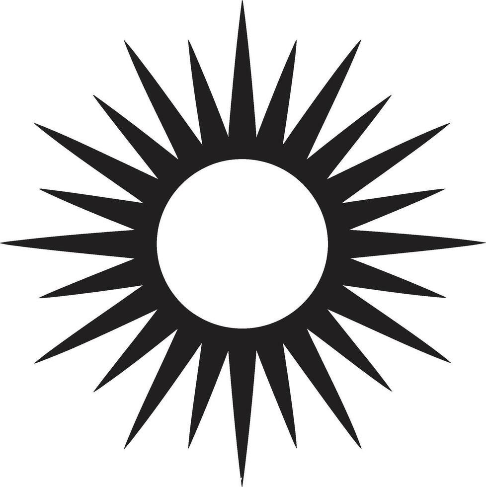 aureaat aura zon logo daglicht dans zon embleem vector