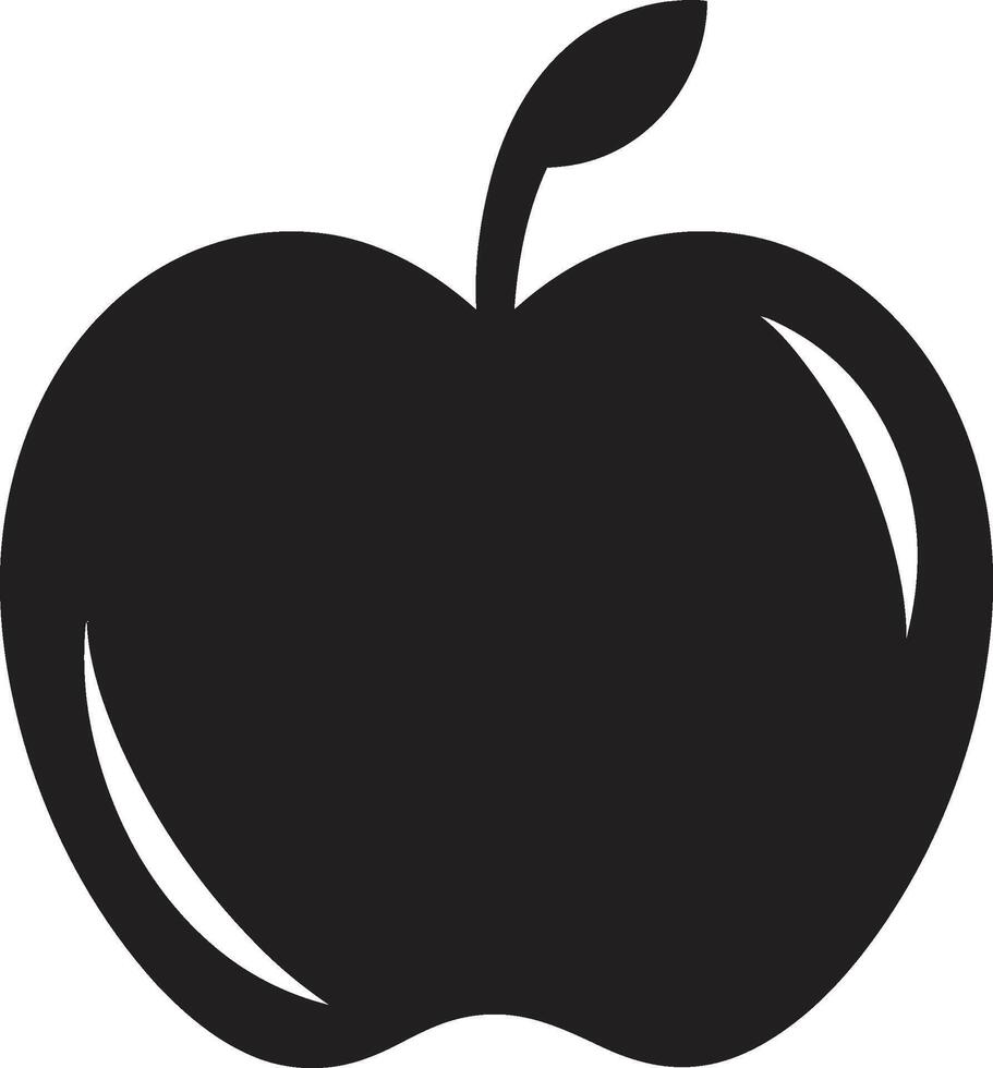 orchideepictogram iconisch vector appel charme fruitfinesse strak vector appel logo