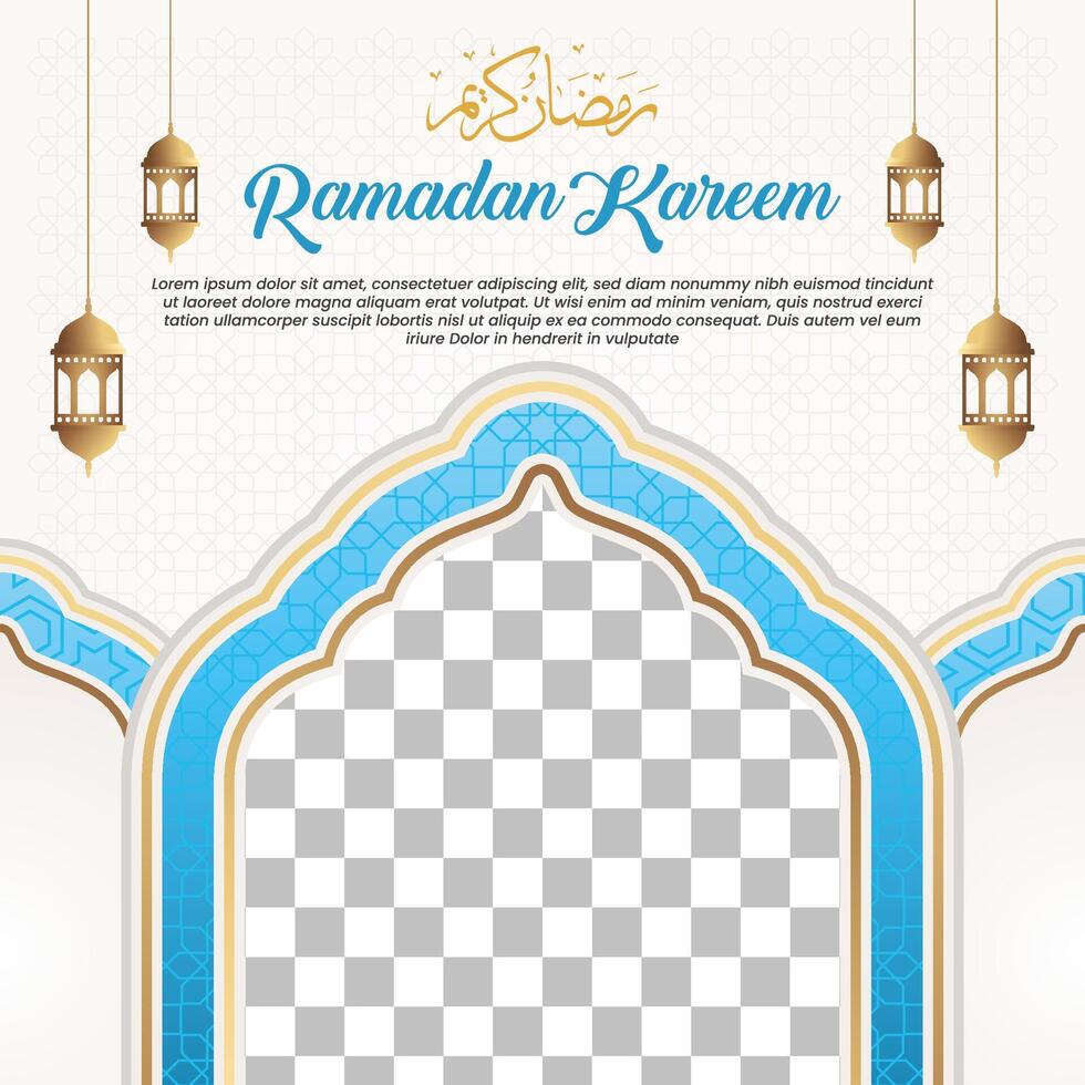 elegant Ramadan kareem achtergrond, voor poster, kader, folder, poster, banier vector