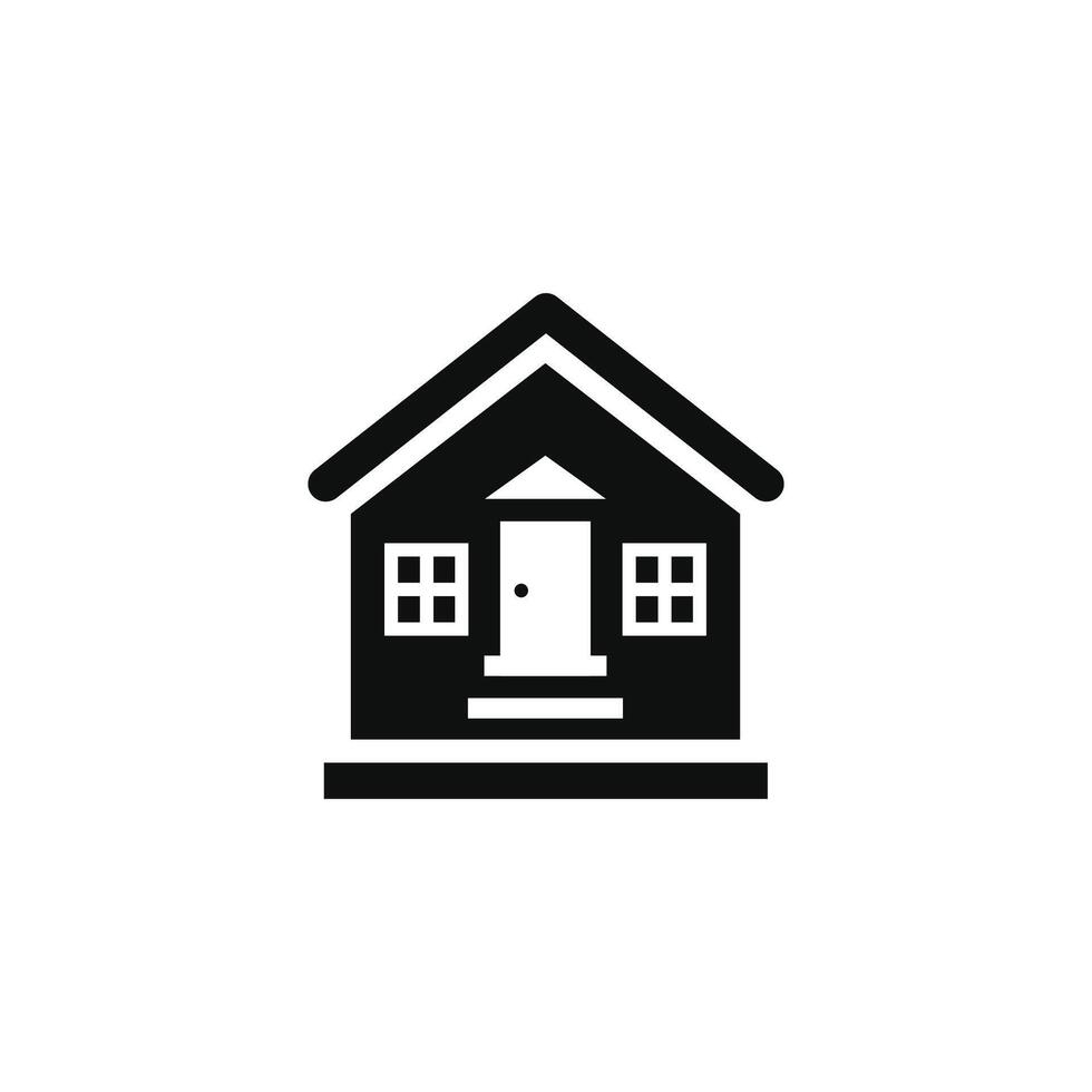 huis icoon geïsoleerd Aan wit achtergrond vector