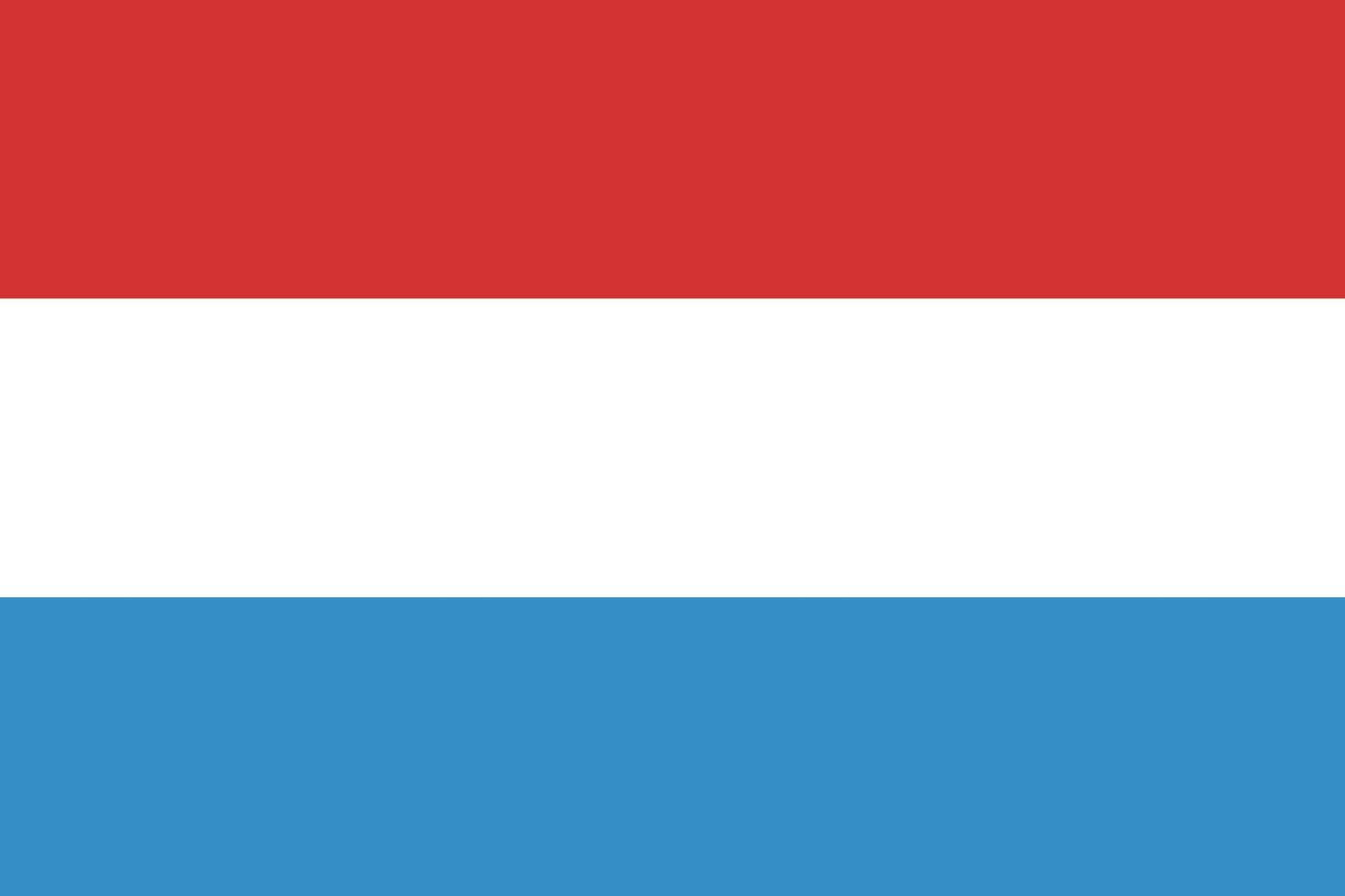 Luxemburg vlag nationaal embleem grafisch element illustratie vector
