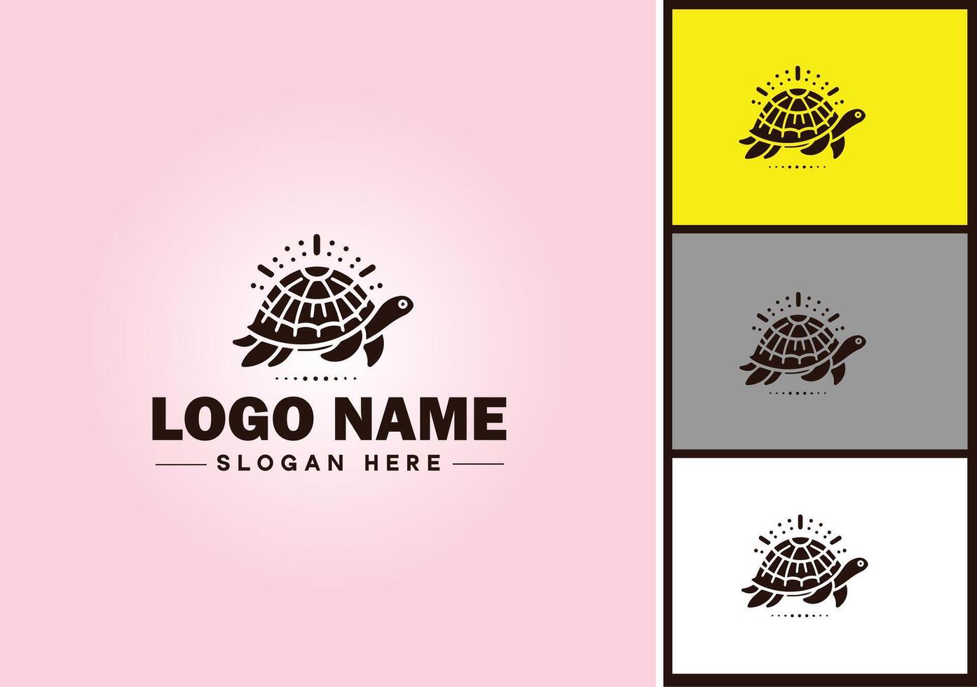 schildpad logo vector kunst icoon grafiek voor bedrijf merk schildpad icoon schildpad logo sjabloon