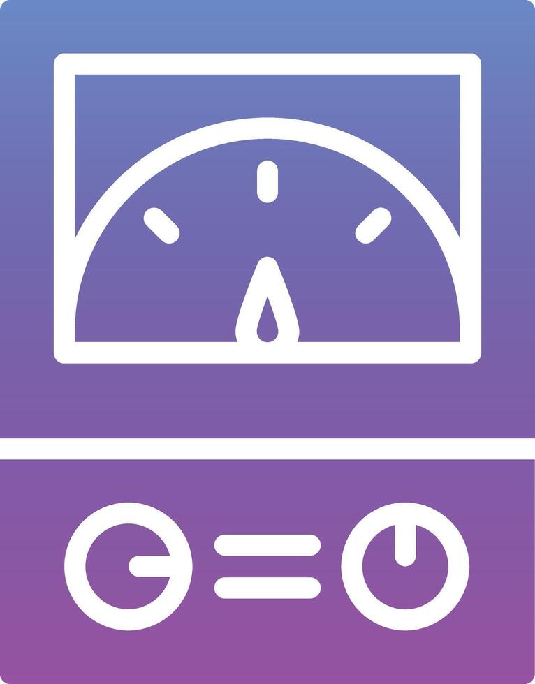 ampèremeter vector pictogram