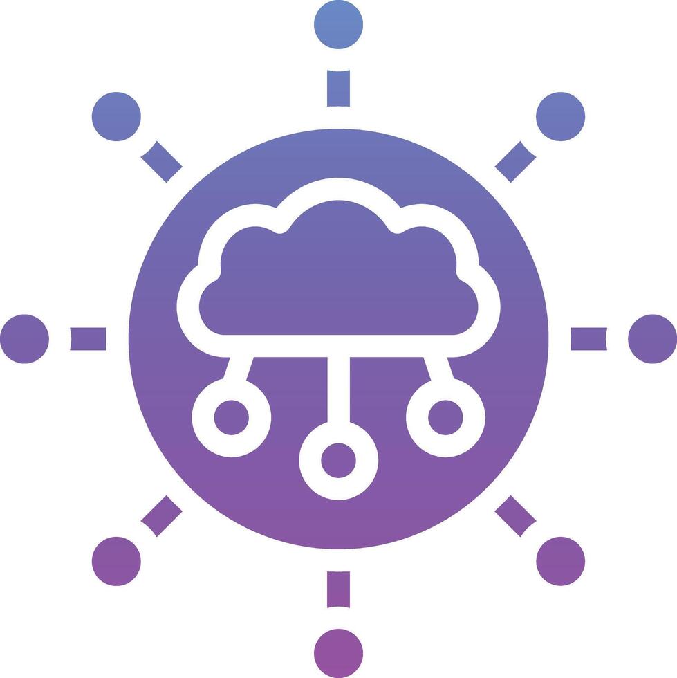 wolk verbinding vector icoon