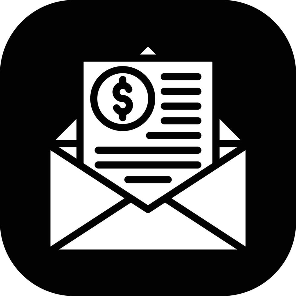 e-mail fondsen vector icoon