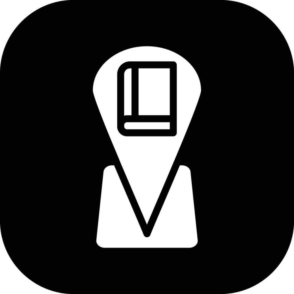 bibliotheek plaats vector icoon