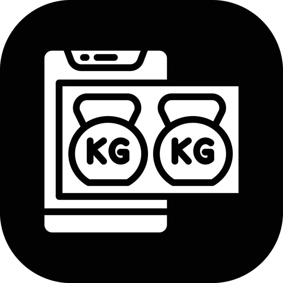 kettlebell vector icoon