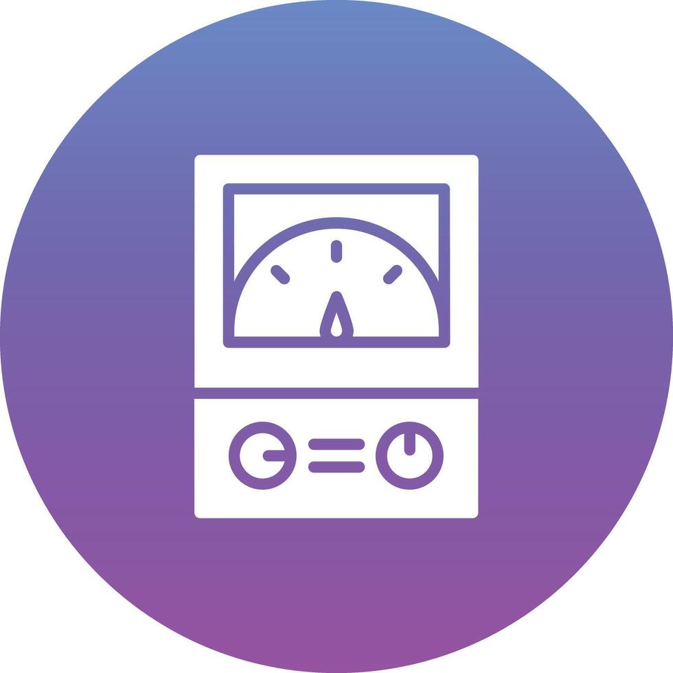 ampèremeter vector pictogram