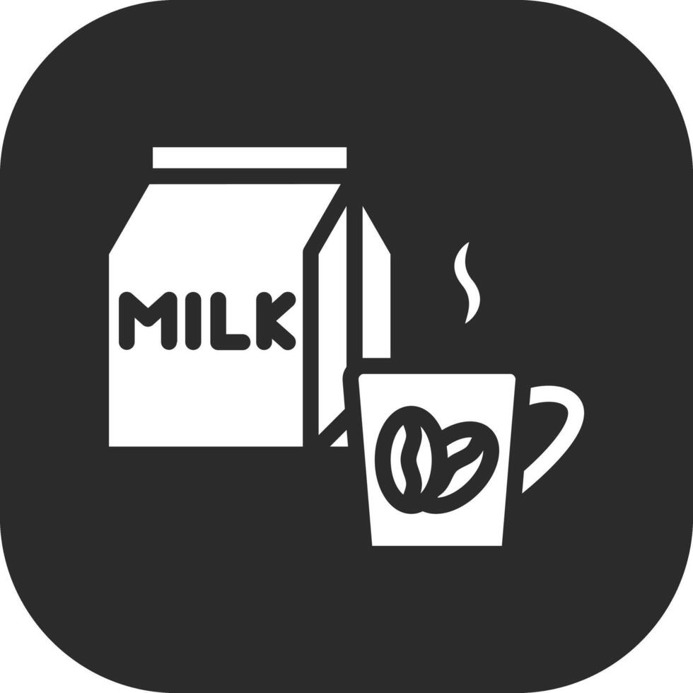 koffie melk vector icoon