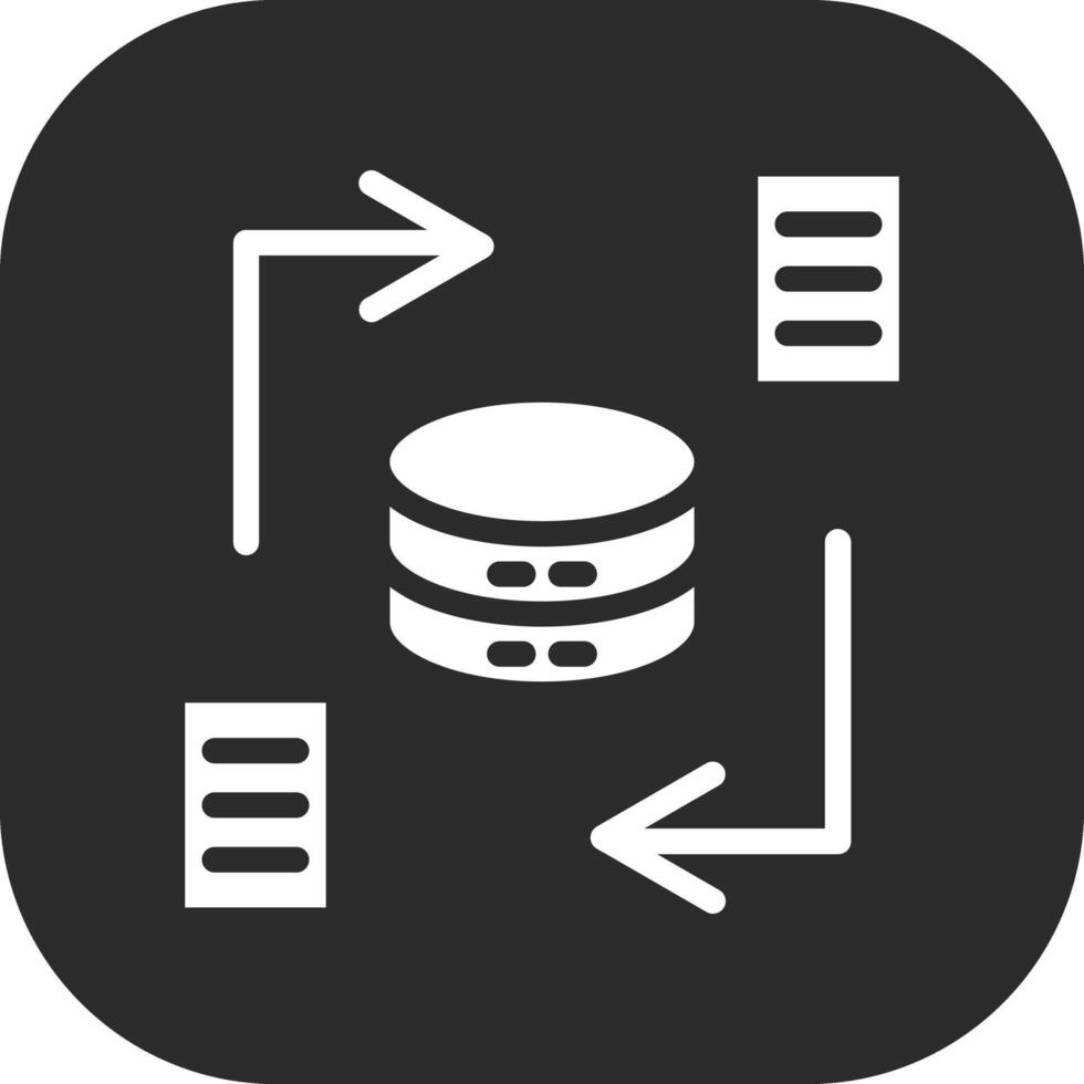 gegevens synchronisatie vector icoon