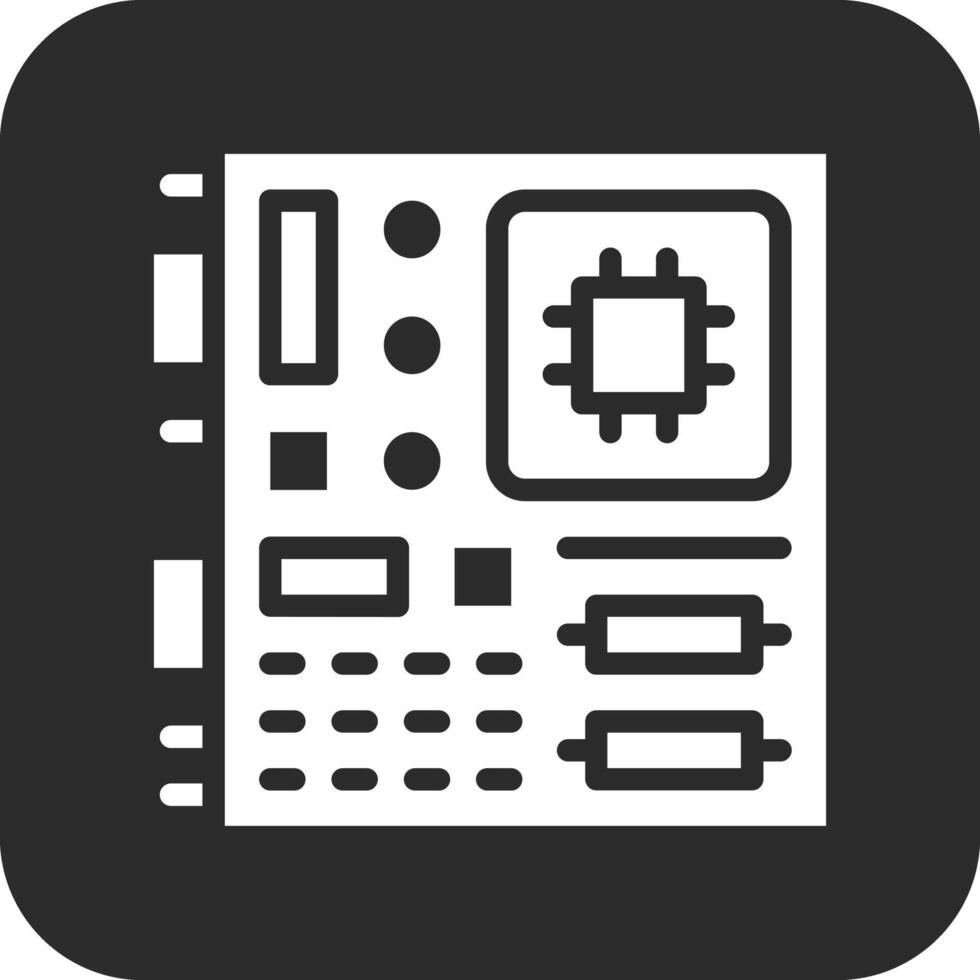 moederbord vector pictogram