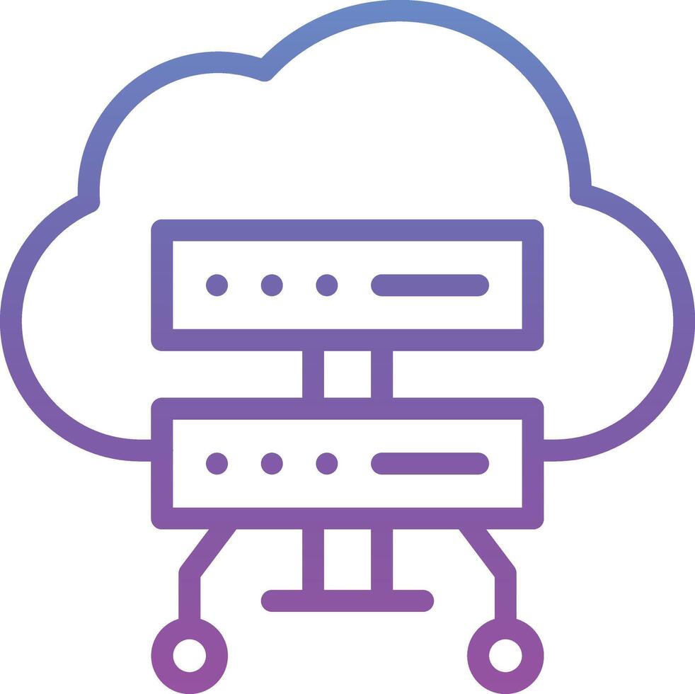 cloud computing vector icon