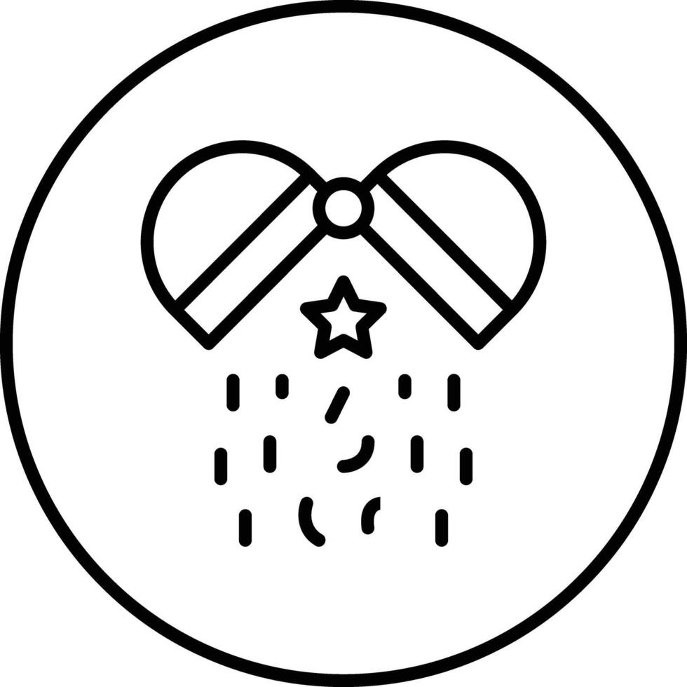 confetti bal vector icoon
