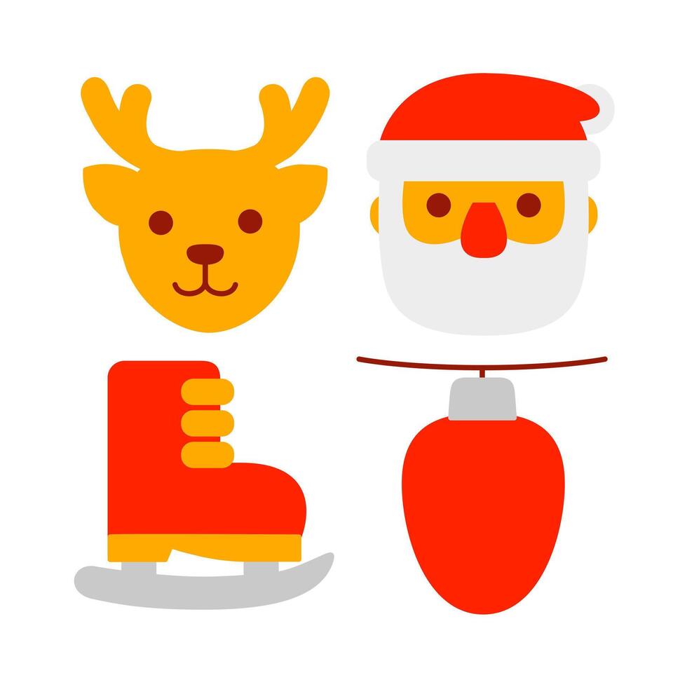 Kerstmis element vector illustratie